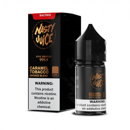 NicSalt Nasty Juice – Bronze Blend - Caramel Tobacco 35mg 30ml