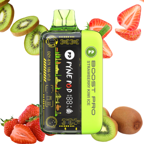 Pyne Pod – 20.000 Puffs – Strawberry Kiwi Ice - Imagem 2