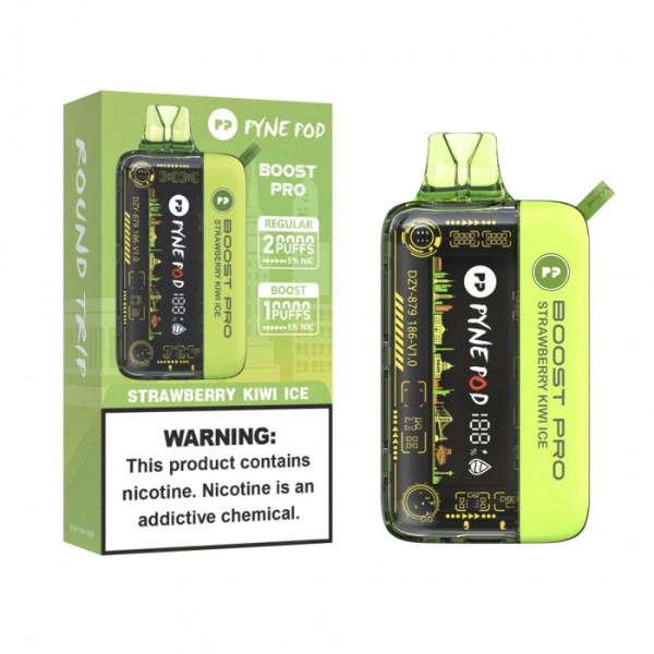 Pyne Pod – 20.000 Puffs – Strawberry Kiwi Ice