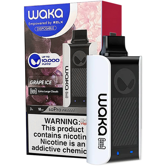 Waka SoPro PA – 10.000 Puffs – Grape Ice - Imagem 2