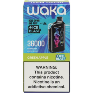 WAKA Ice Blast – 36000 Puffs – Green Apple