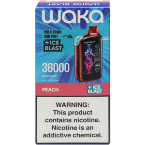 WAKA Ice Blast – 36000 Puffs – Peach