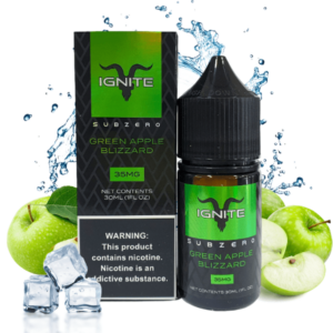 NicSalt Ignite Subzero – Green Apple Blizzard 35mg 30ml