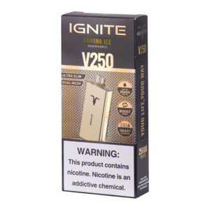 Ignite V250 Gold – 25000 Puffs – Banana Ice