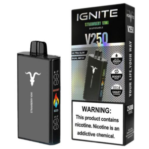 Ignite V250 Black – 25000 Puffs – Strawberry Kiwi