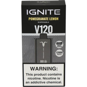 Ignite V120 Black – 12000 Puffs – Pomegranate Lemon