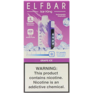 Elf Bar Ice King – 40.000 Puffs – Grape Ice