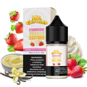 NicSalt Mr Custard – Strawberry Vanilla Custard 35mg 30ml