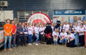 Mutirão contra o Aedes aegypti mobiliza moradores do bairro Oficinas em Tubarão