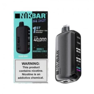 Nikbar Ice Baby – 40.000 Puffs – Miami Mint