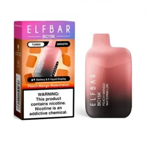 Elf Bar – BC 15.000 Puffs – Peach Mango Watermelon