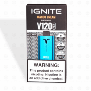 Ignite V120 Pro Blue – 12000 Puffs – Mango Cream