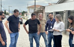 Vice-prefeito acompanha fiscalização da Agência Reguladora em obras de concessionária