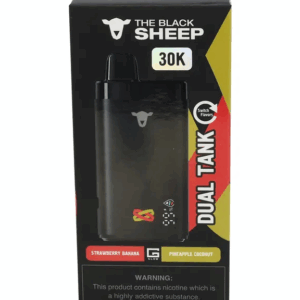 The Black Sheep – Dual Tank 30K – Strawberry Banana + Pineapple Coconut