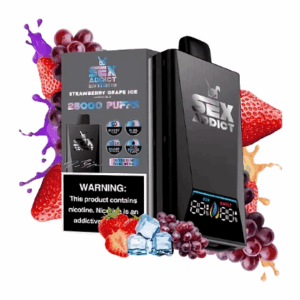 Sex Addict S280 – By Dan Bilzerian – 28.000 Puffs – Strawberry Grape Ice
