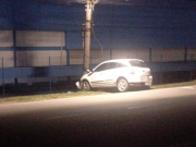 Homem alcoolizado colide em poste na SC-445 em Içara