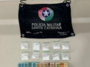Adolescente de 17 anos é apreendido vendendo cocaína em Tubarão