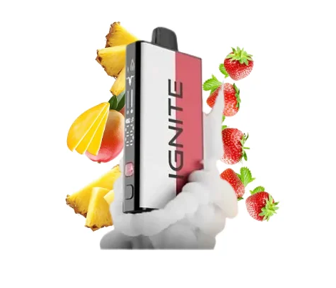 Ignite V400 Mix – 40000 Puffs – Pineapple Mango Ice + Strawberry Ice