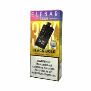 Elf Bar Black Gold – TE 30K – Grape Green Lemon Ice