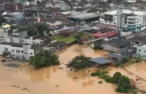 Defesa Civil e Bombeiros ilhados: situação crítica em Luiz Alves