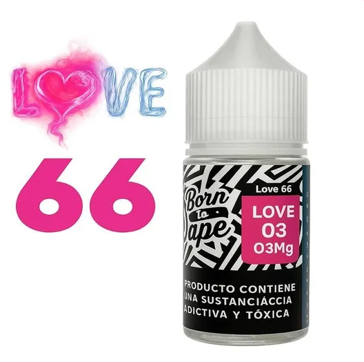 Liquido Born To Vape – Love 66 3mg 60ml