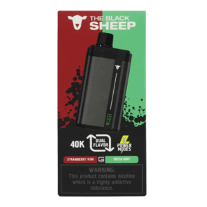 The Black Sheep – Dual Tank 40K – Strawberry Kiwi + Fresh Mint