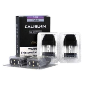 Cartucho De Reposição Caliburn Koko FeCrAl Mesh 1.4 – Caixa c/ 4 Unidades