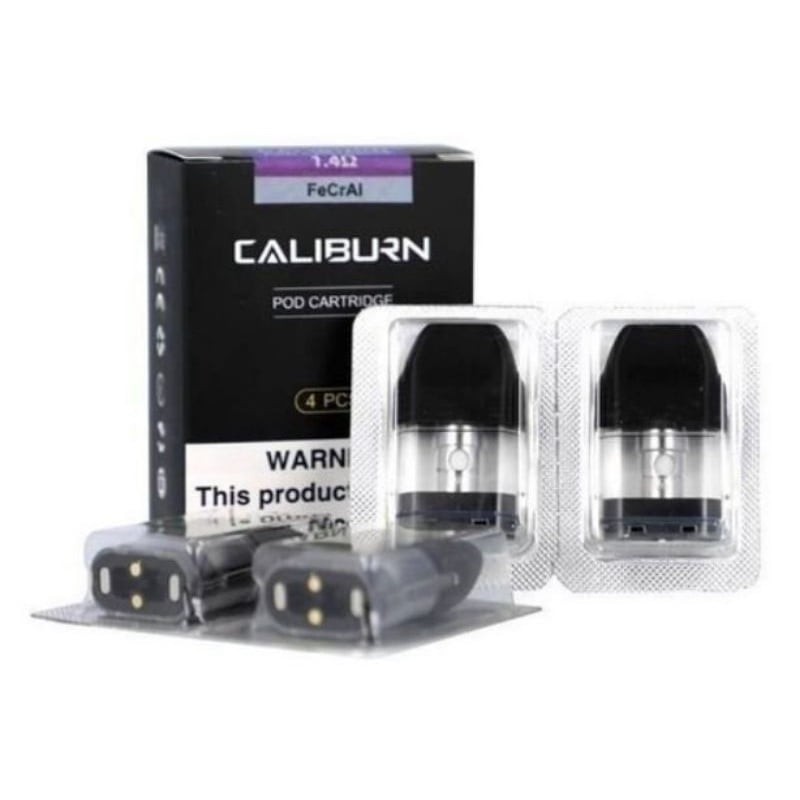 Cartucho De Reposição Caliburn Koko FeCrAl Mesh 1.4 – Caixa c/ 4 Unidades