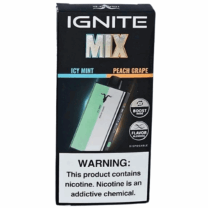 Ignite V400 Mix – 40000 Puffs – Icy Mint + Peach Grape