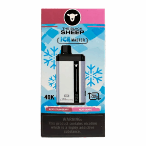 The Black Sheep Ice Master – Dual Tank 40K – Açaí Strawberry + Açaí Grape